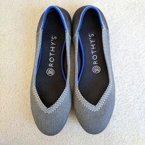 Rothy's Rothys Round Grey Birdseye Flats in Size 7